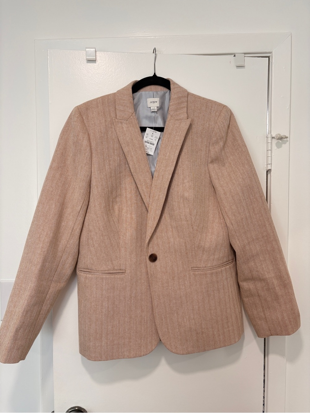 J. Crew Cream Textured Women's Blazer!!! - Picture 6 of 6